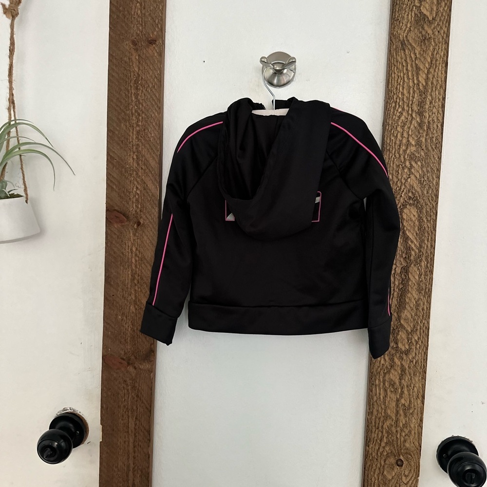 Puma 3T Toddler Girl Black Pink Silky Track Hooded Zip Jacket
Euc - Picture 8 of 8